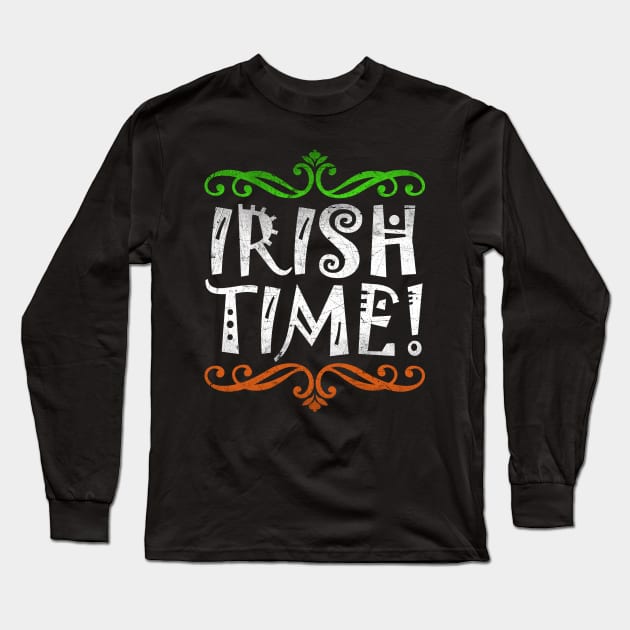 Irish Time Long Sleeve T-Shirt by Meetts